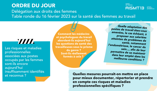Ordre du jour - senat table ronde sante des femmes au travail Ordre du jour - senat table ronde sante des femmes au travail