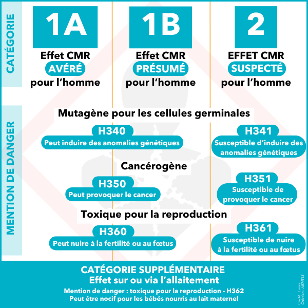 Categories1A1B2-CancérigèneMutagèneReprotoxique-AISMT13 Categories1A1B2-CancérigèneMutagèneReprotoxique-AISMT13
