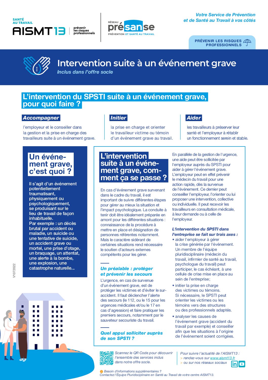 Intervention événement grave - Offre socle - Présanse - AISMT13 Intervention suite a un evenement grave