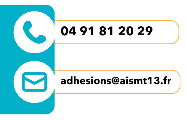 Contact adhesions AISMT13 Illustration des contacts tel et mail du service adhesions AISMT13