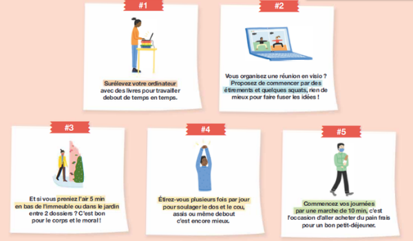 10 astuces anti-sédentarité Miniature AISMT13 Des astuces anti-sédentarité