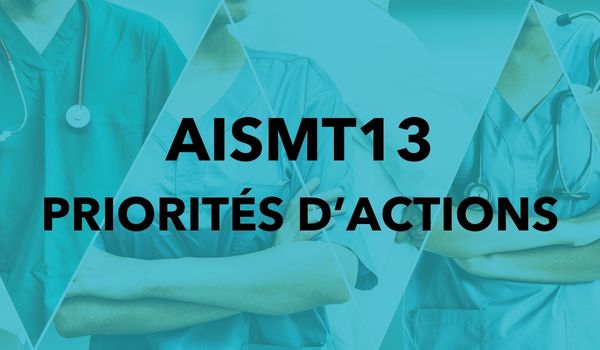 Visuel illustrant les priorités d'actions de l'AISMT13 pour les entreprises et les salariés