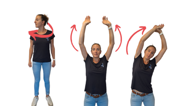 Échauffements – fiche – AISMT13 Personne qui s'étire pour représenter des méthodes d'échauffements
